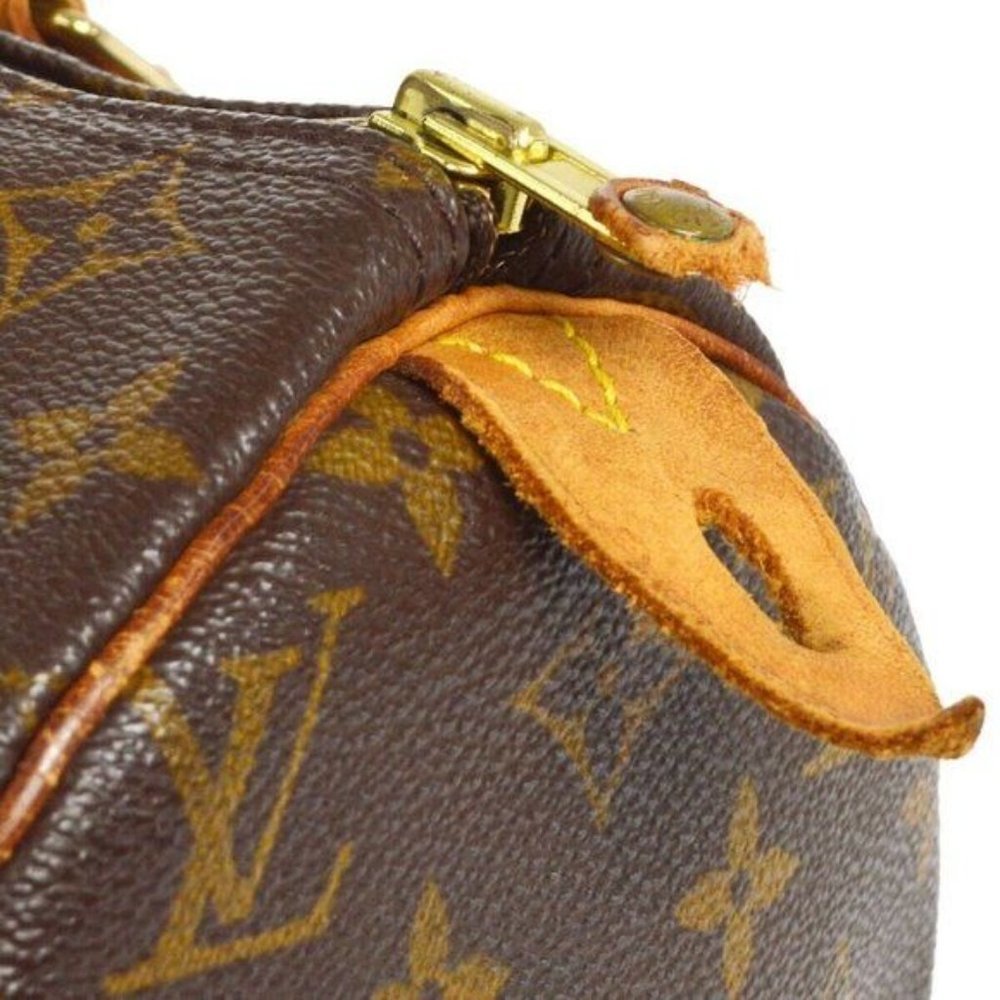 Authentic Louis Vuitton Satchel Bag Speedy 30 Monogram Used LV Handbag Vintage​ - Picture 6 of 11